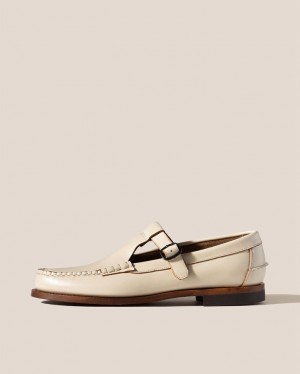 Hereu Alber T-bar Loafers Dam Beige | Sverige-35RIKEMFL