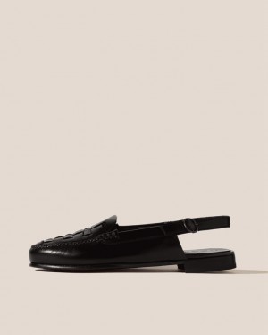 Hereu Caleta Interwoven Slingback Loafers Dam Svarta | Sverige-26VTQHKCY