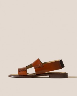 Hereu Llaut Square Slingback Sandaler Herr Bruna | Sverige-67HEXGRQV