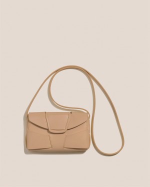 Hereu Mabra Mini Woven Detail Crossbody Väska Dam Beige | Sverige-60QNHCIZR