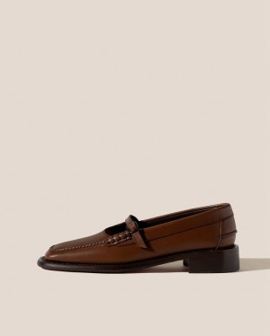 Hereu Merce Square-toe T-bar Loafers Dam Bruna | Sverige-04KBXNAHI