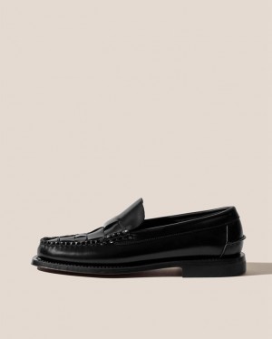 Hereu Nombela Interwoven Detail Slip-on Loafers Dam Svarta | Sverige-21AFCNJLE