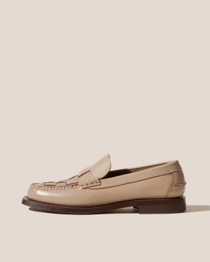 Hereu Nombela Interwoven Detail Slip-on Loafers Herr Beige | Sverige-56QLZHUXV