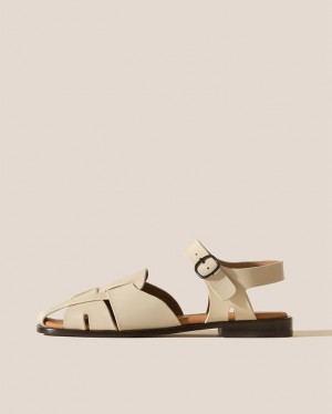 Hereu Pedra Squared Closed-toe Fisherman Sandaler Dam Beige | Sverige-48DKEVUPO