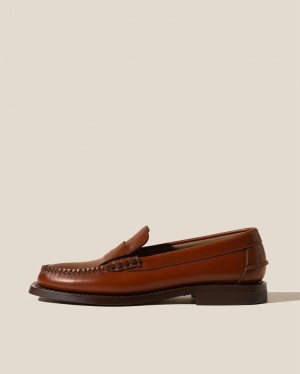 Hereu Sineu Interlaced-detail Slip-on Loafers Dam Mörkbruna | Sverige-59TKDSCUN