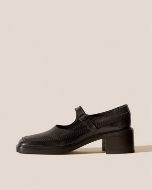 Hereu Sio Klackar Brushed Mary Jane Loafers Dam Svarta | Sverige-53CNLWDBK