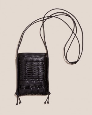 Hereu Trena Mini Platta Square Crossbody Väska Dam Svarta | Sverige-84XCAMNWF