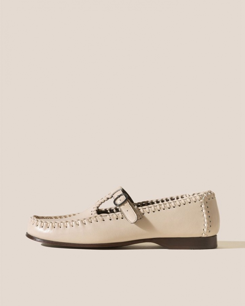 Hereu Alcover Braided Seams T-bar Loafers Herr Grädde | Sverige-30BYKSMUC