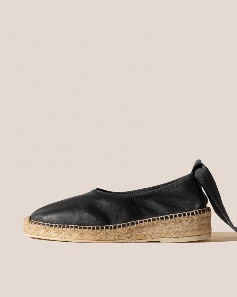 Hereu Caprala Elasticated High Cut Kilklack Espadriller Dam Svarta | Sverige-45NLQHTXV