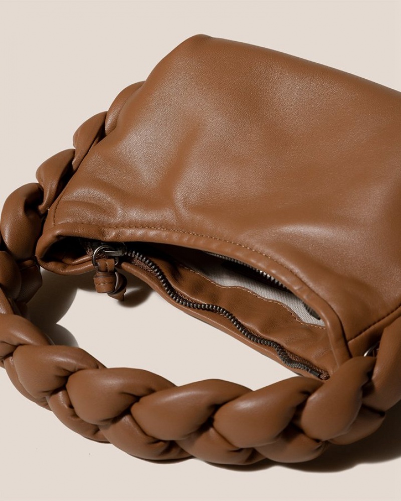 Hereu Espiga Mini Plaited Vadderad-detail Crossbody Väska Dam Bruna | Sverige-28DTMAIKC