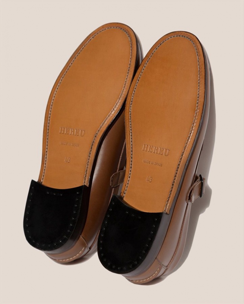 Hereu Ferriol T-bar Loafers Herr Bruna | Sverige-29LUCXSWB