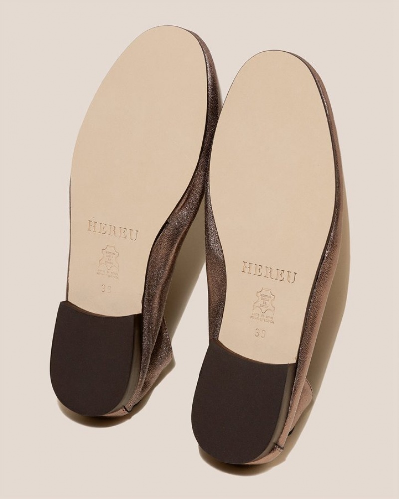 Hereu Juliol Metallic High Cut Deconstructed Loafers Dam Mörkrosa Guld | Sverige-02GMFIYQT