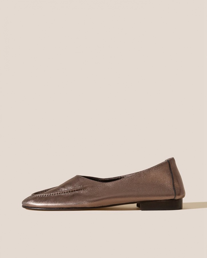 Hereu Juliol Metallic High Cut Deconstructed Loafers Dam Mörkrosa Guld | Sverige-02GMFIYQT