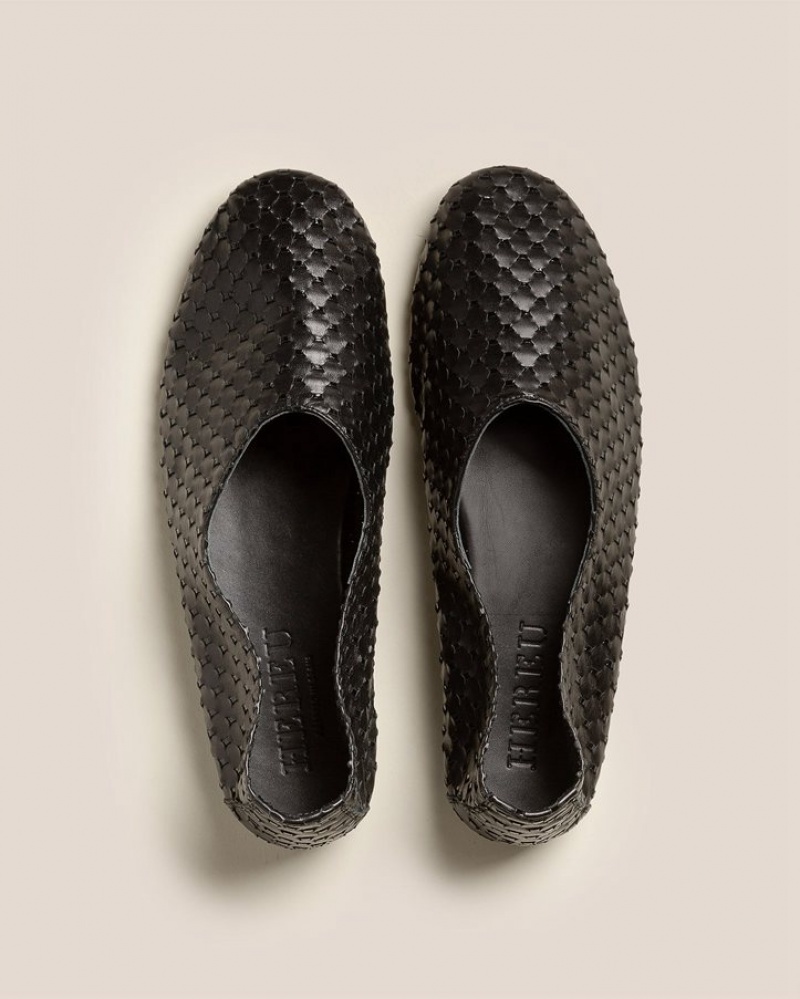 Hereu Juliol Woven High Cut Deconstructed Loafers Dam Svarta | Sverige-01CUXSYGH