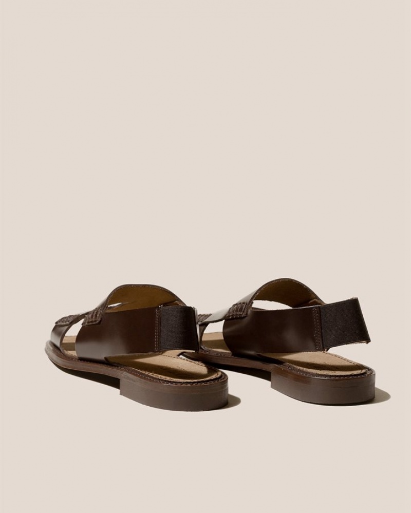 Hereu Llaut Square Slingback Sandaler Dam Mörkbruna | Sverige-48ONRCULK