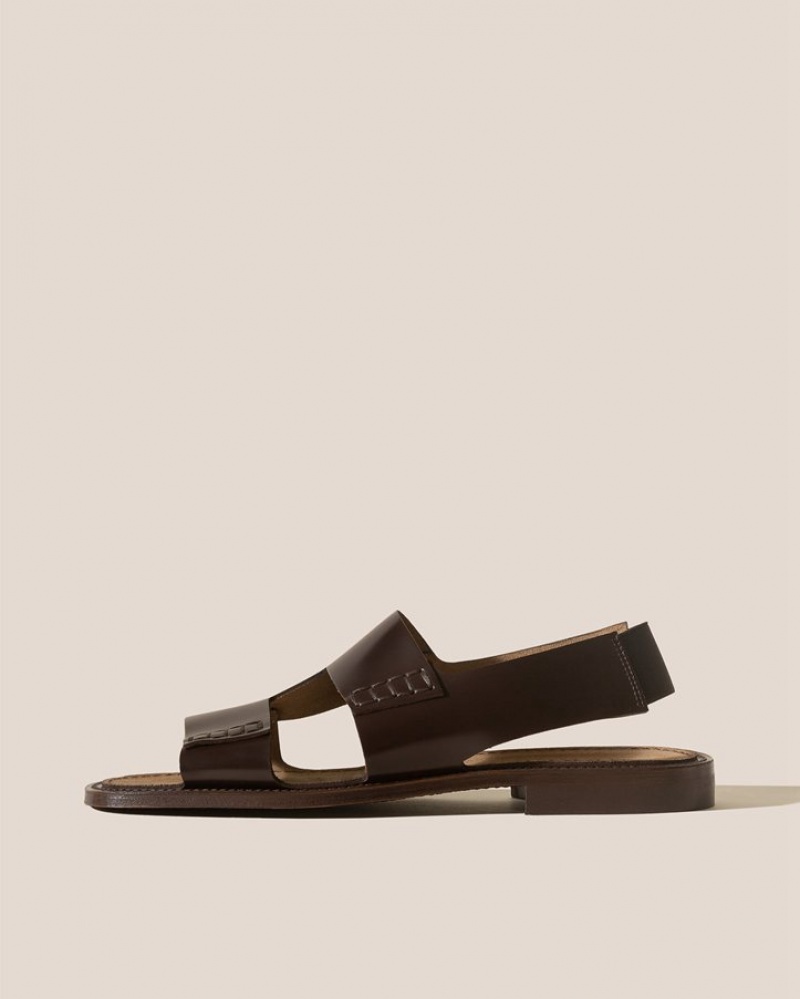 Hereu Llaut Square Slingback Sandaler Dam Mörkbruna | Sverige-48ONRCULK