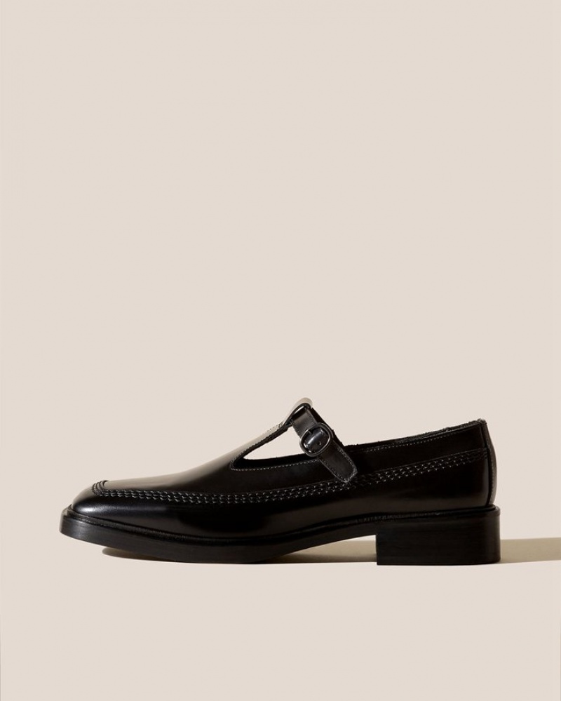 Hereu Lluisa Polished T-bar Loafers Dam Svarta | Sverige-15PHENIAK