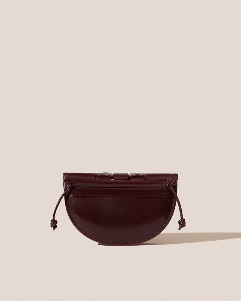 Hereu Lluna Nova Interwoven Front Detail Crossbody Väska Dam Choklad | Sverige-31QENDFIH