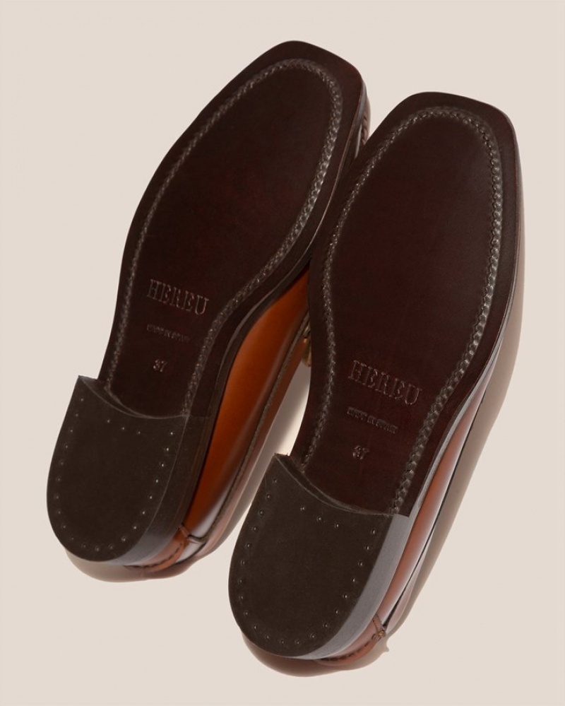 Hereu Nombela Interwoven Detail Slip-on Loafers Herr Bruna | Sverige-62GSEFARH