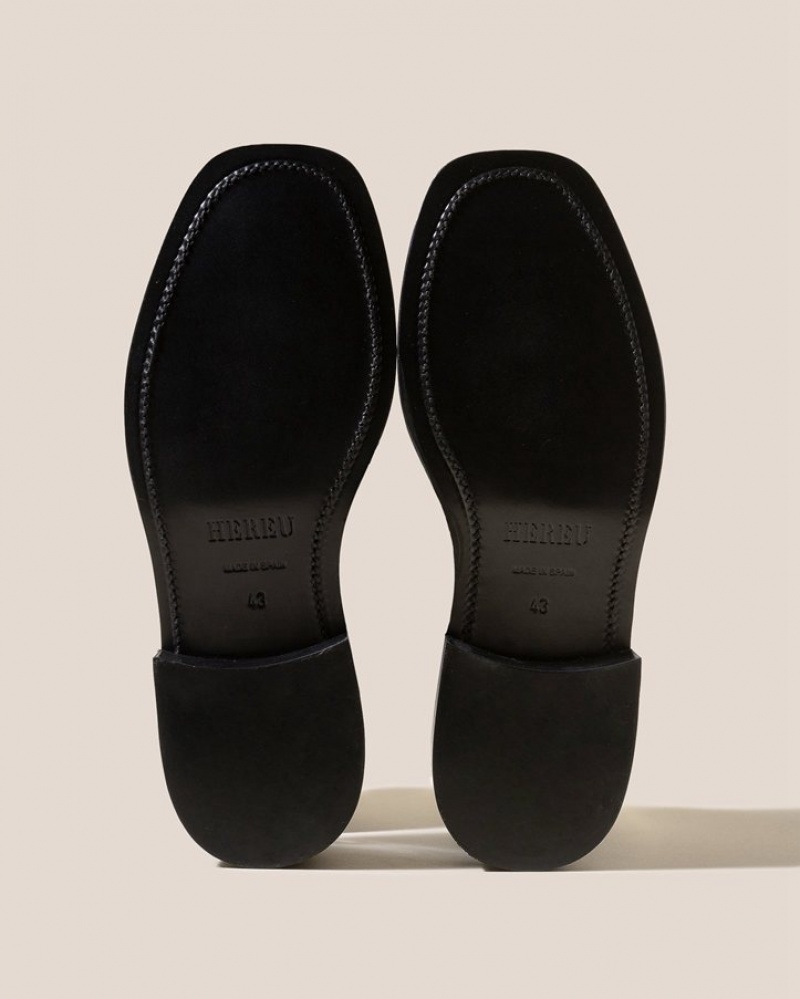 Hereu Priego Squared Spets Up Loafers Herr Svarta | Sverige-31PICHXLR