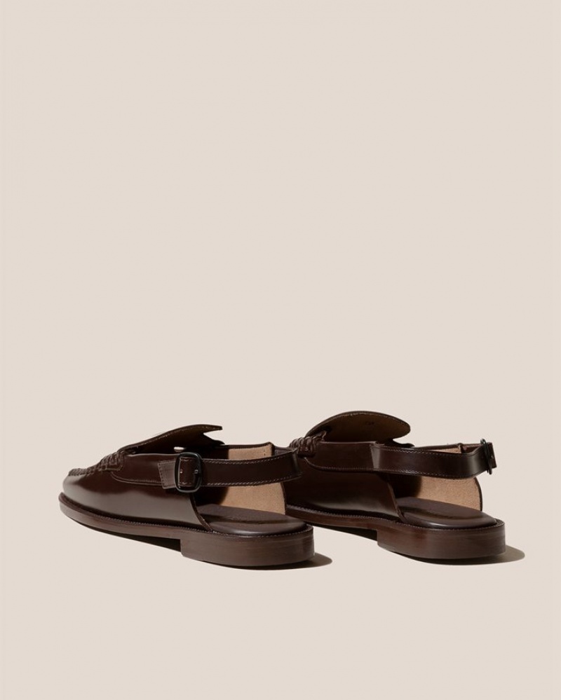 Hereu Sineu Open-toe Slingback Sandaler Dam Mörkbruna | Sverige-91LIPRHUT