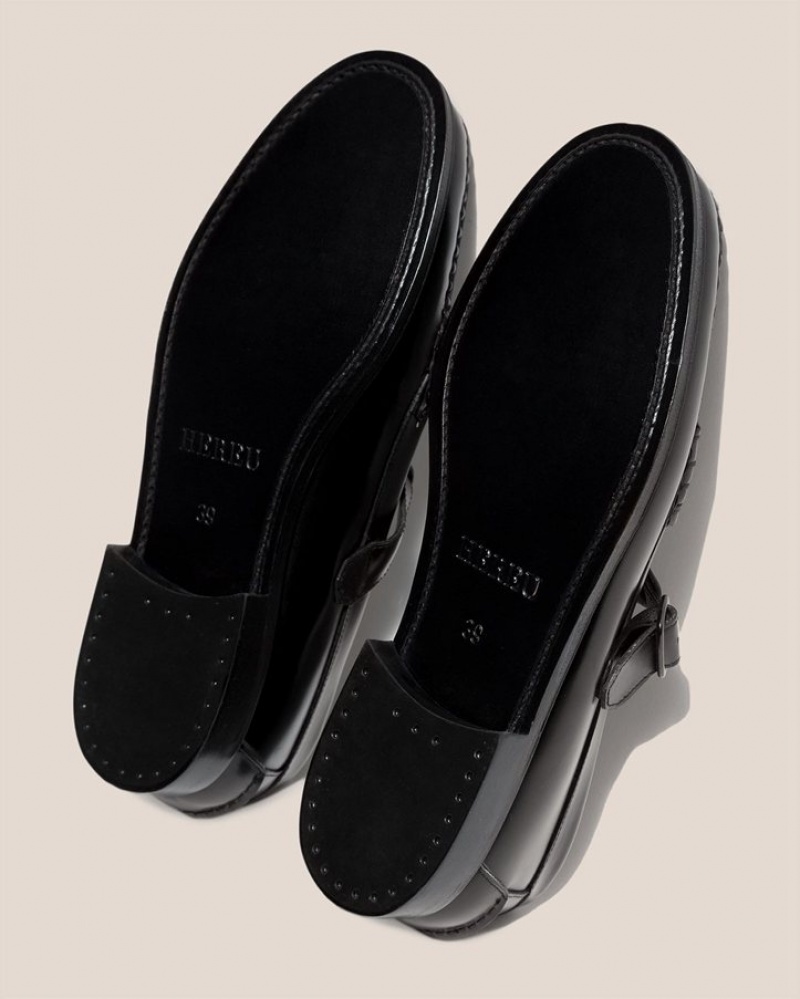 Hereu Soller T-bar Loafers Herr Svarta | Sverige-63GFWAJMZ