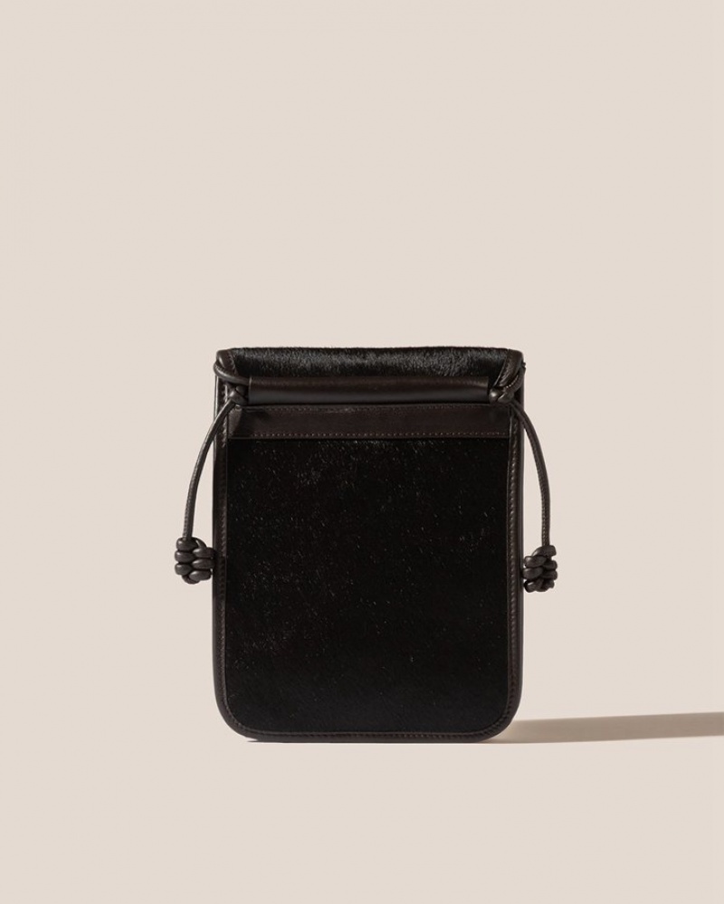 Hereu Terra Calf Hair Square-flat Crossbody Väska Dam Mörkbruna | Sverige-56RNACQME