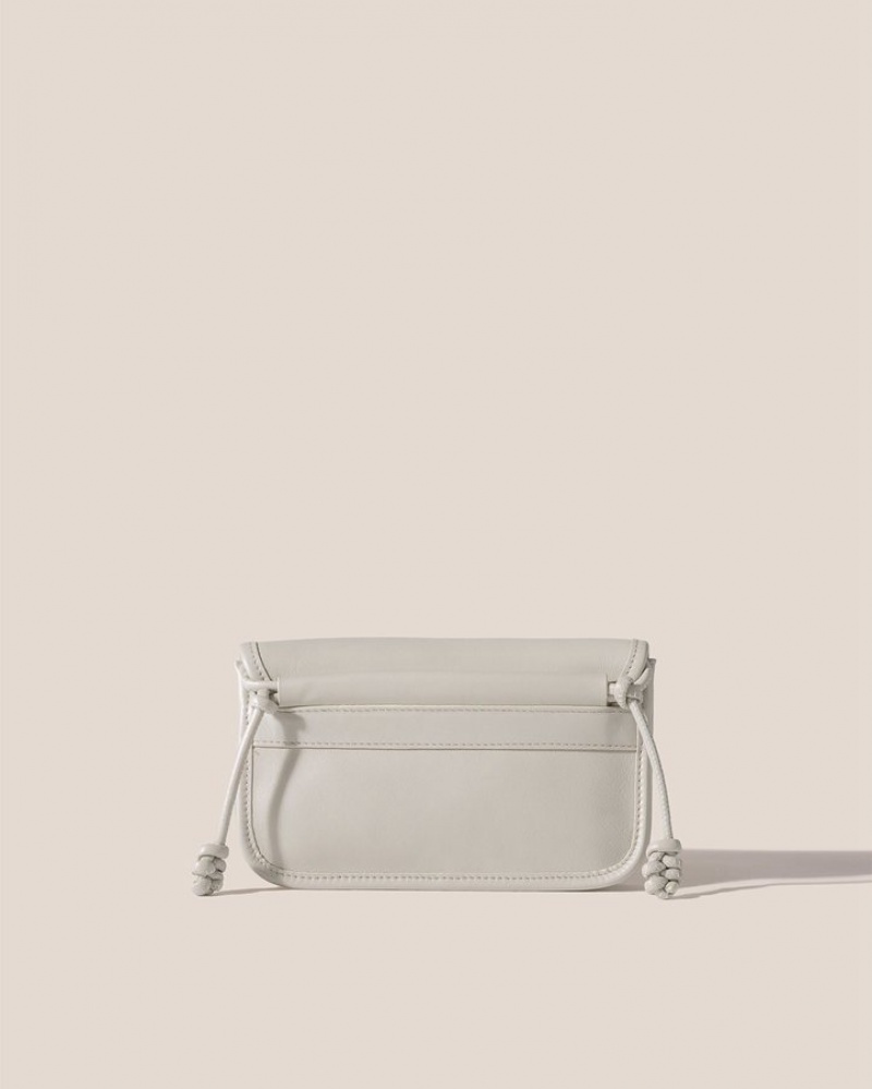 Hereu Terra Mini Square-flat Crossbody Väska Dam Vita | Sverige-98FSEYZGP