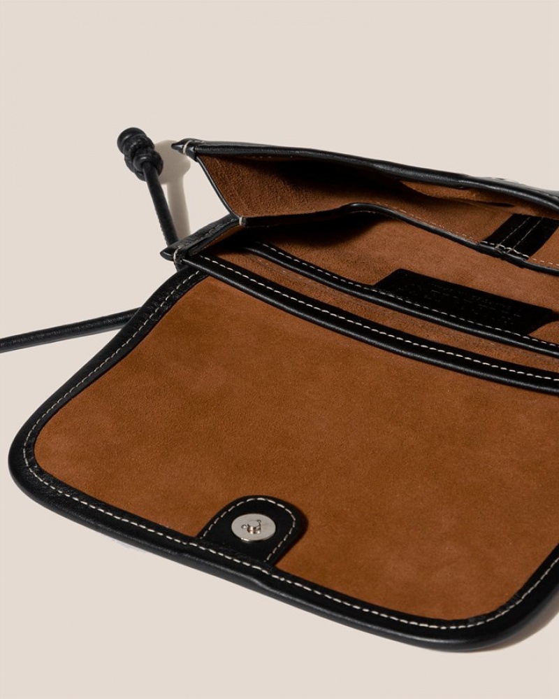 Hereu Terra Mini Square-flat Crossbody Väska Dam Svarta | Sverige-21UOKHQRD