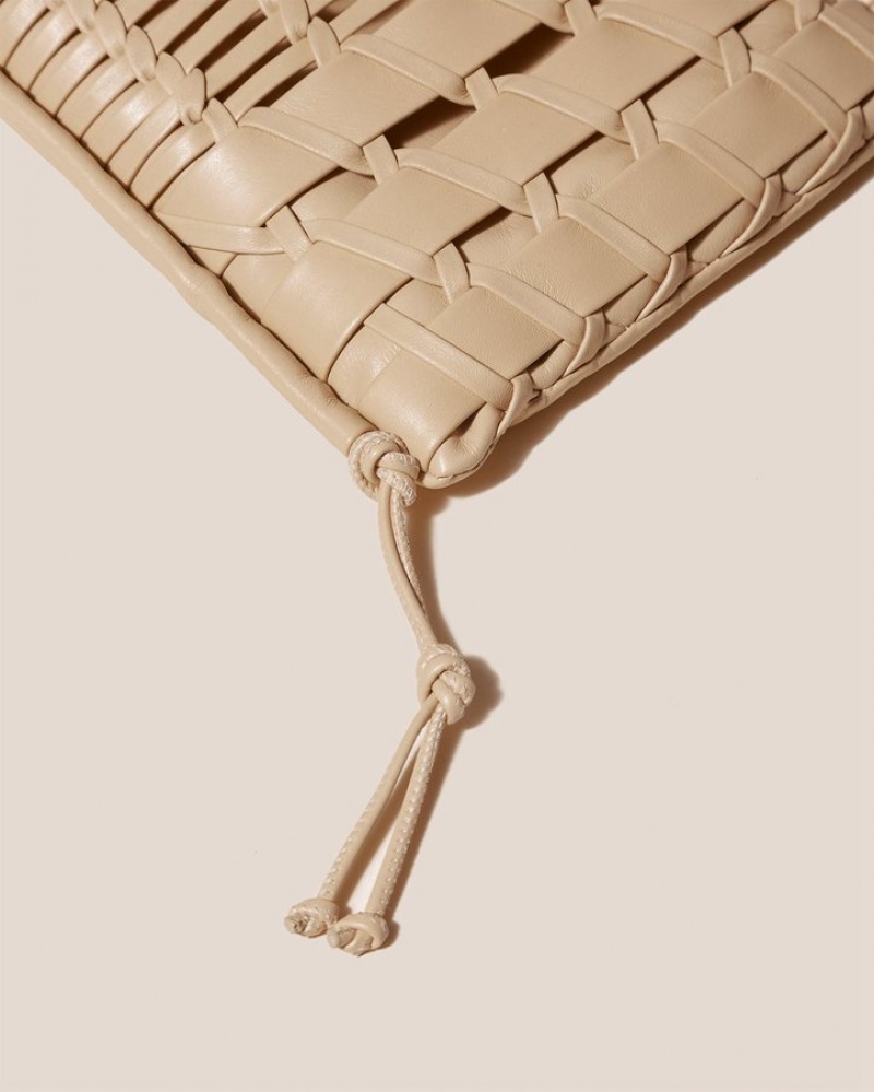 Hereu Trena Platta Square Crossbody Väska Dam Beige | Sverige-98JHTDGBR