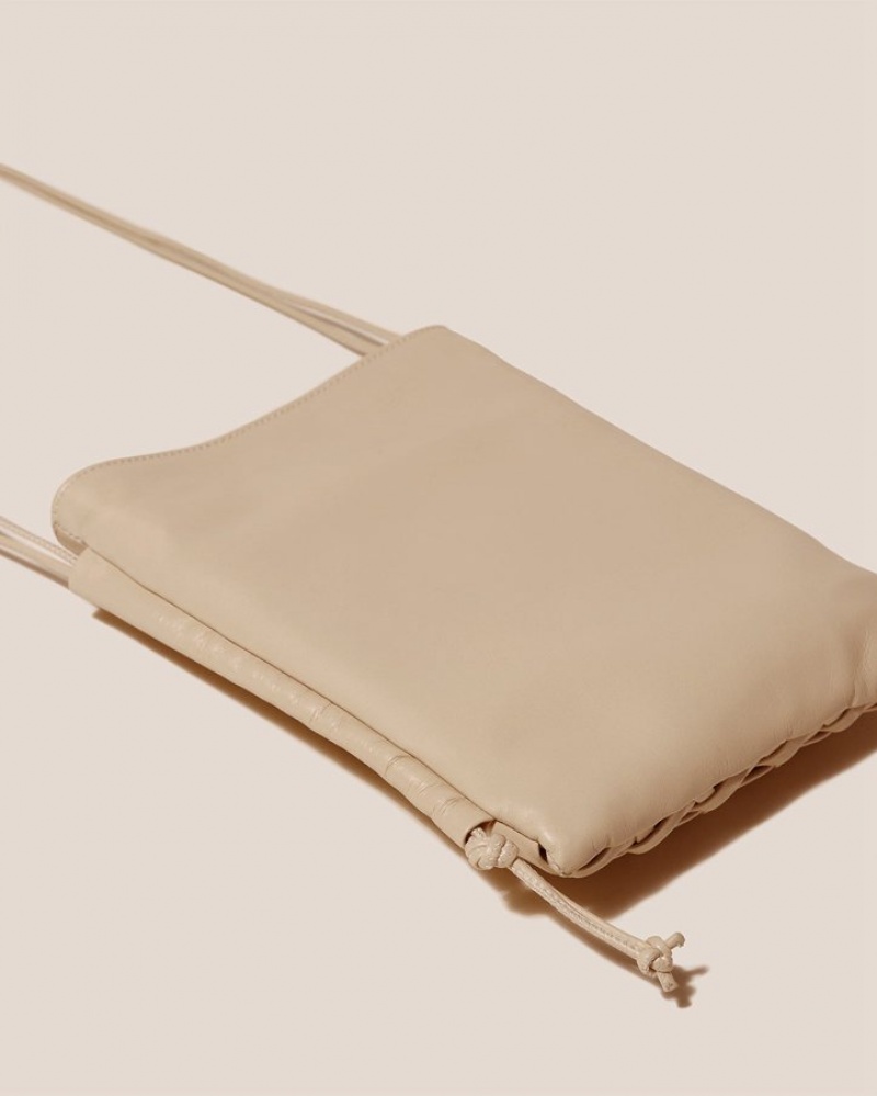 Hereu Trena Platta Square Crossbody Väska Dam Beige | Sverige-98JHTDGBR